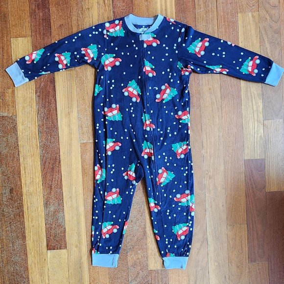 Jammies For Your Families Other - Jammies For Your Families Fleece One-Piece Christmas Pajama Set Size 5/6